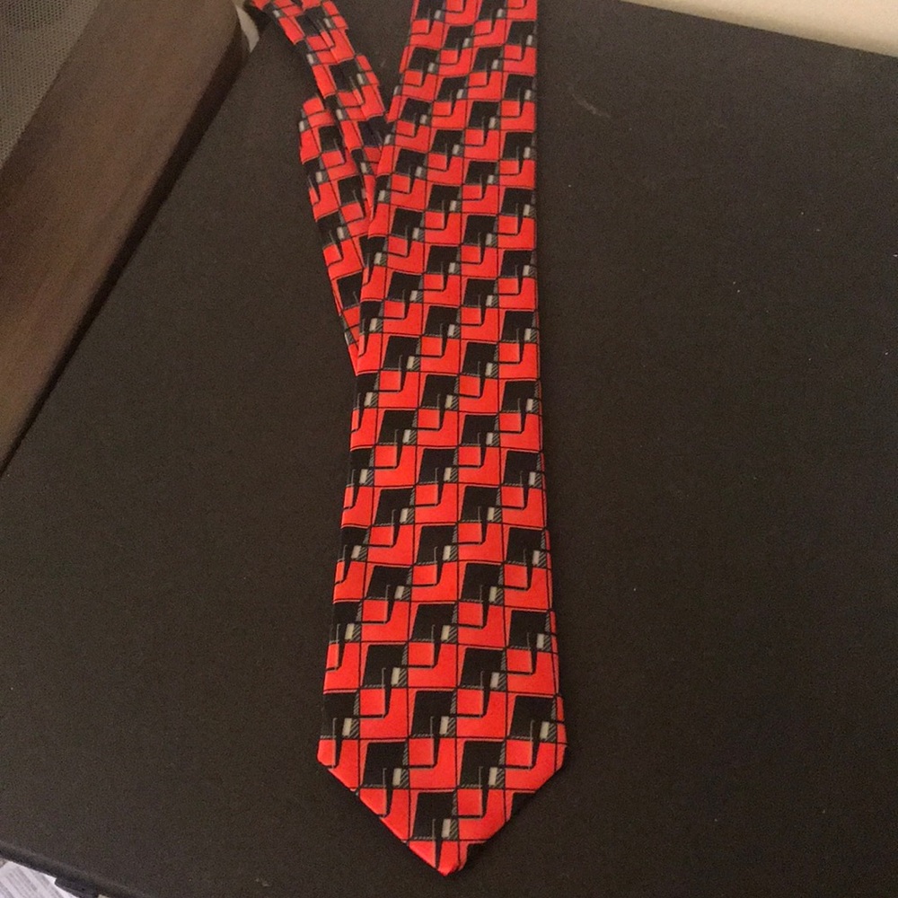 Red tie